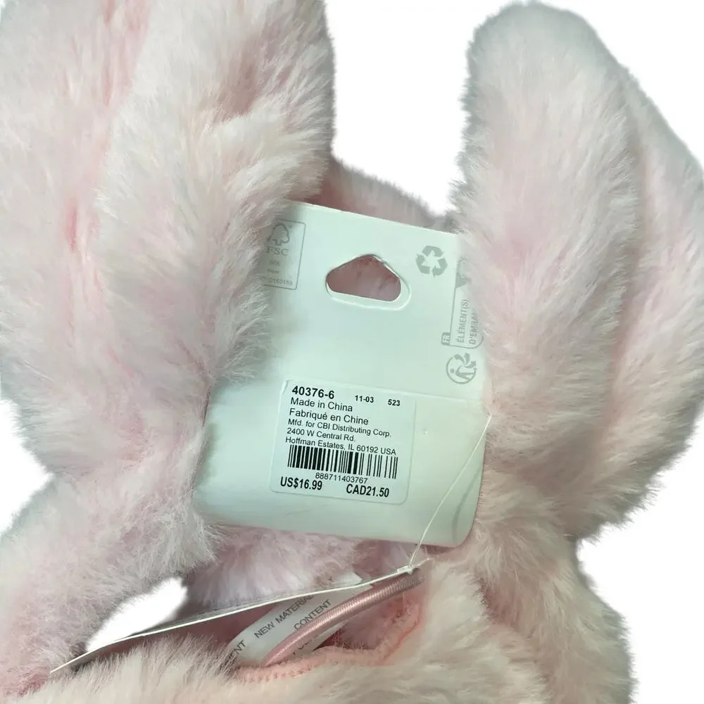 Claires Bunny Dress Up Set Ears Headband Paw Arm Warmers Cottontail Plush Gift